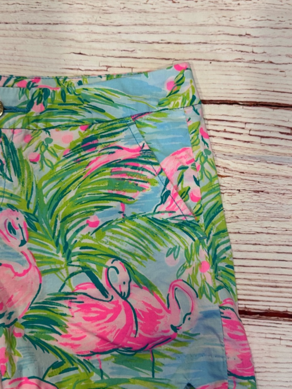 Lilly Pulitzer The Buttercup Stretch Short in Multi Floridita Sz 0 - Picture 4 of 10